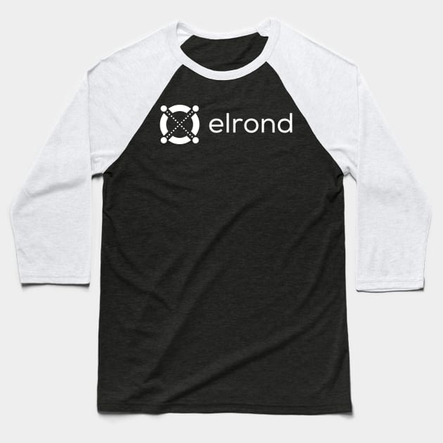 Elrond (ERD) Crypto Baseball T-Shirt by cryptogeek